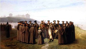 Russian Soldiers Relaxing, 1855 by Jean Leon Gerome